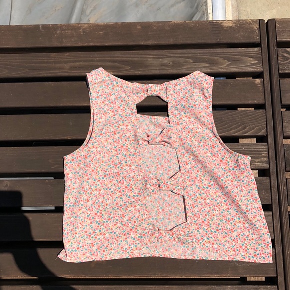 Soprano Floral Print Crop Top - Picture 2 of 4